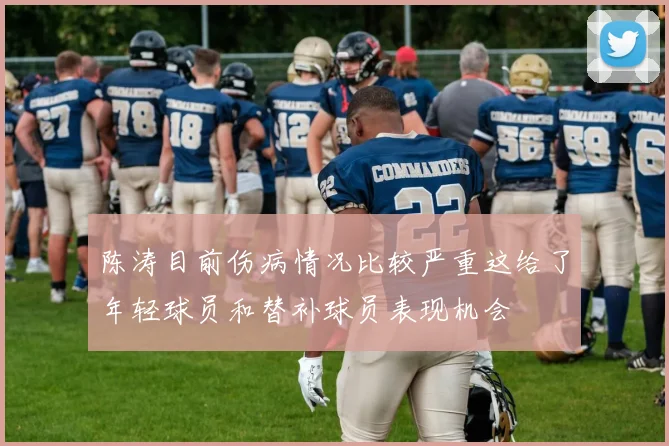 陈涛目前伤病情况比较严重这给了年轻球员和替补球员表现机会