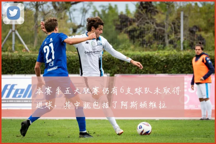 本赛季五大联赛仍有6支球队未取得进球，其中就包括了阿斯顿维拉